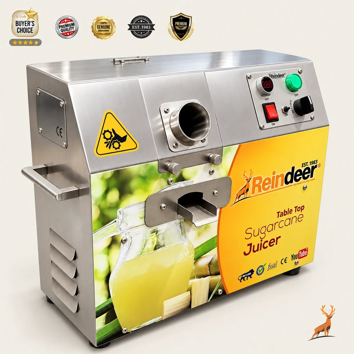 Machine à jus de canne à sucre