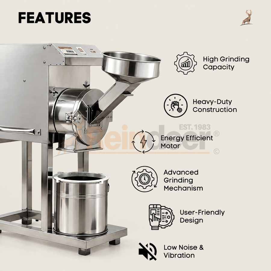 atta chakki 2 ch – caractéristiques – Reindeer Machinery