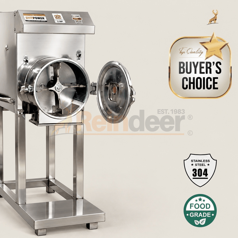 Atta chakki 2 ch – mécanisme de chambre ouverte – Reindeer Machinery