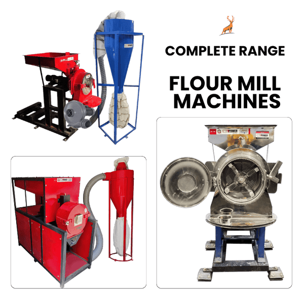 Atta chakki 20 ch - Gamme complète - Reindeer Machinery