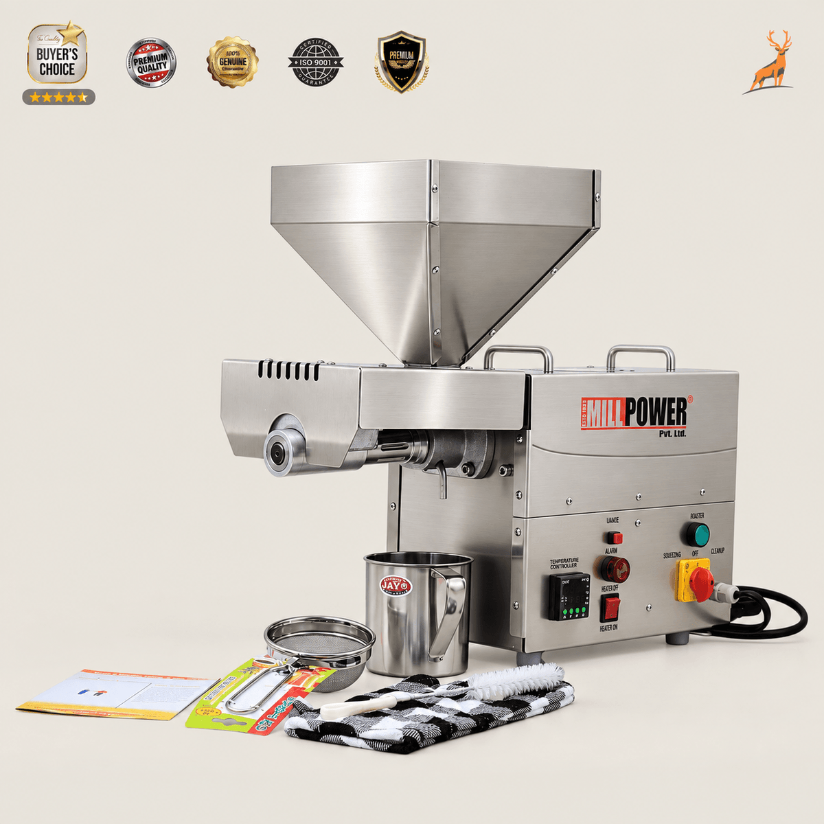 Machine pour extraire l'huile pour la maison
