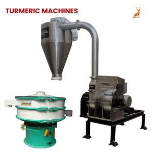 machine à moudre le curcuma - machine en ac inox 304 avec tamis vibrant - reindeer machinery