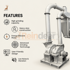 Broyeur de curcuma - caractéristiques - reindeer machinery