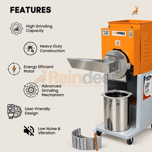 Conteneur à farine en inox - Reindeer Machinery